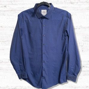Ben ShermanTailored Skinny Fit Blue Button Down Shirt Men’s Size Medium